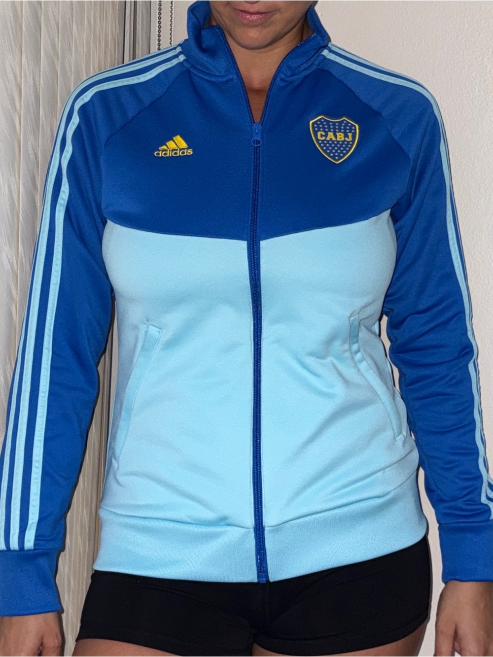 Official adidas Women’s Boca Juniors Track Jacket with CABJ Crest